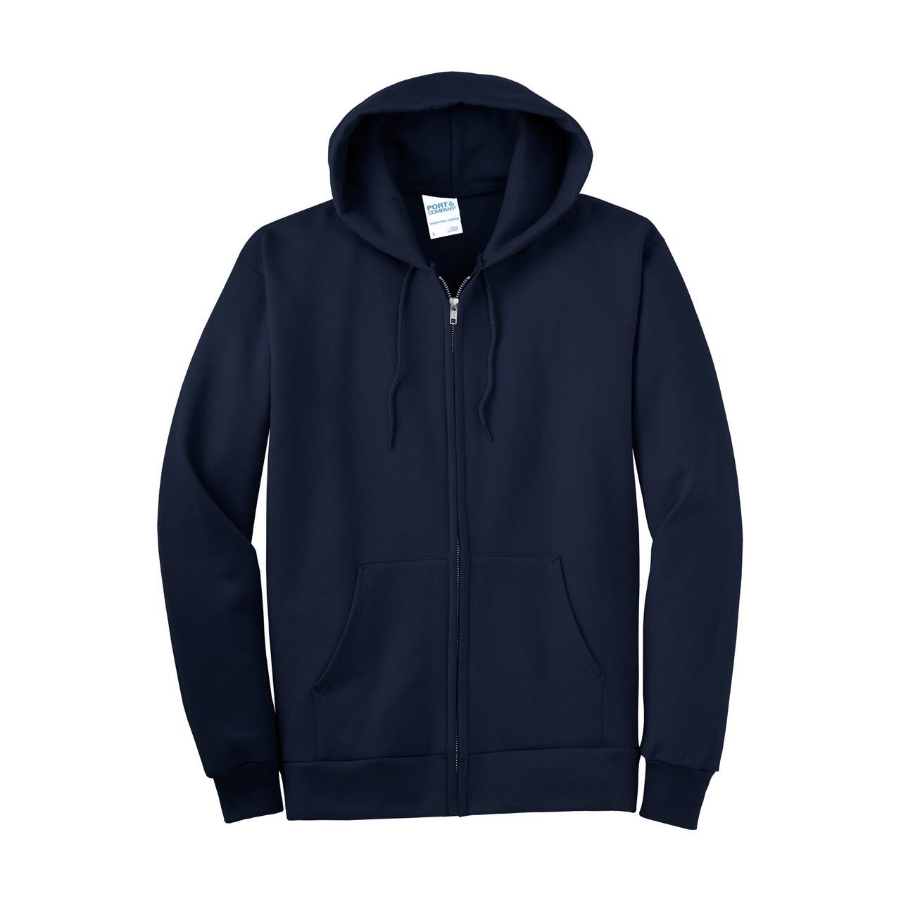 Port & Company® Tall Essential Fleece Full-Zip Hooded Sweatshirt